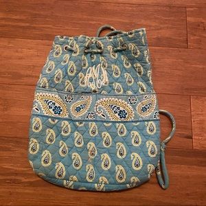 Vera Bradley Paisley Drawstring Backpack